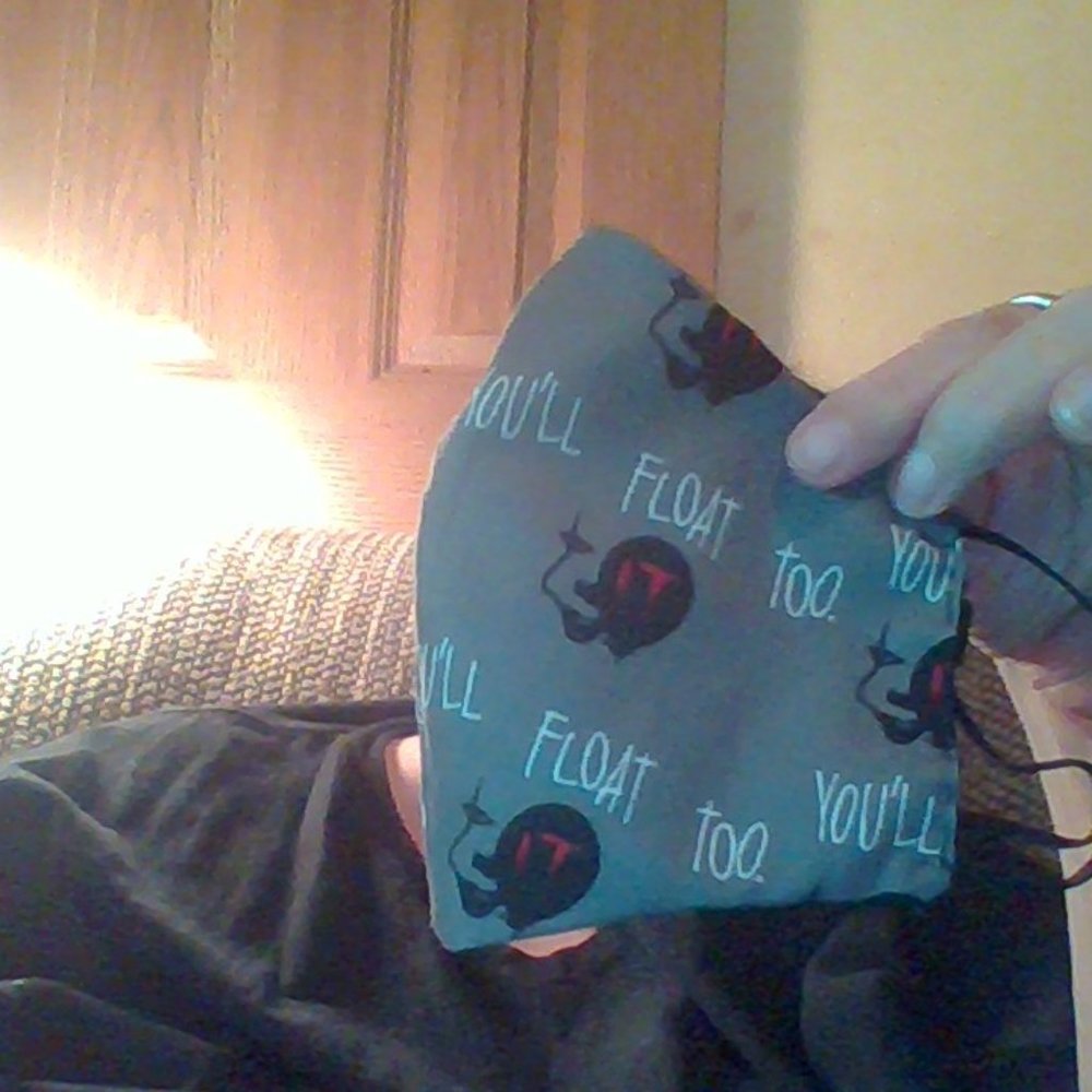 stephen king it face mask handmade